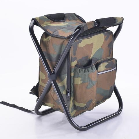 Multifunction Outdoor Folding Chair With  Ice Cooler