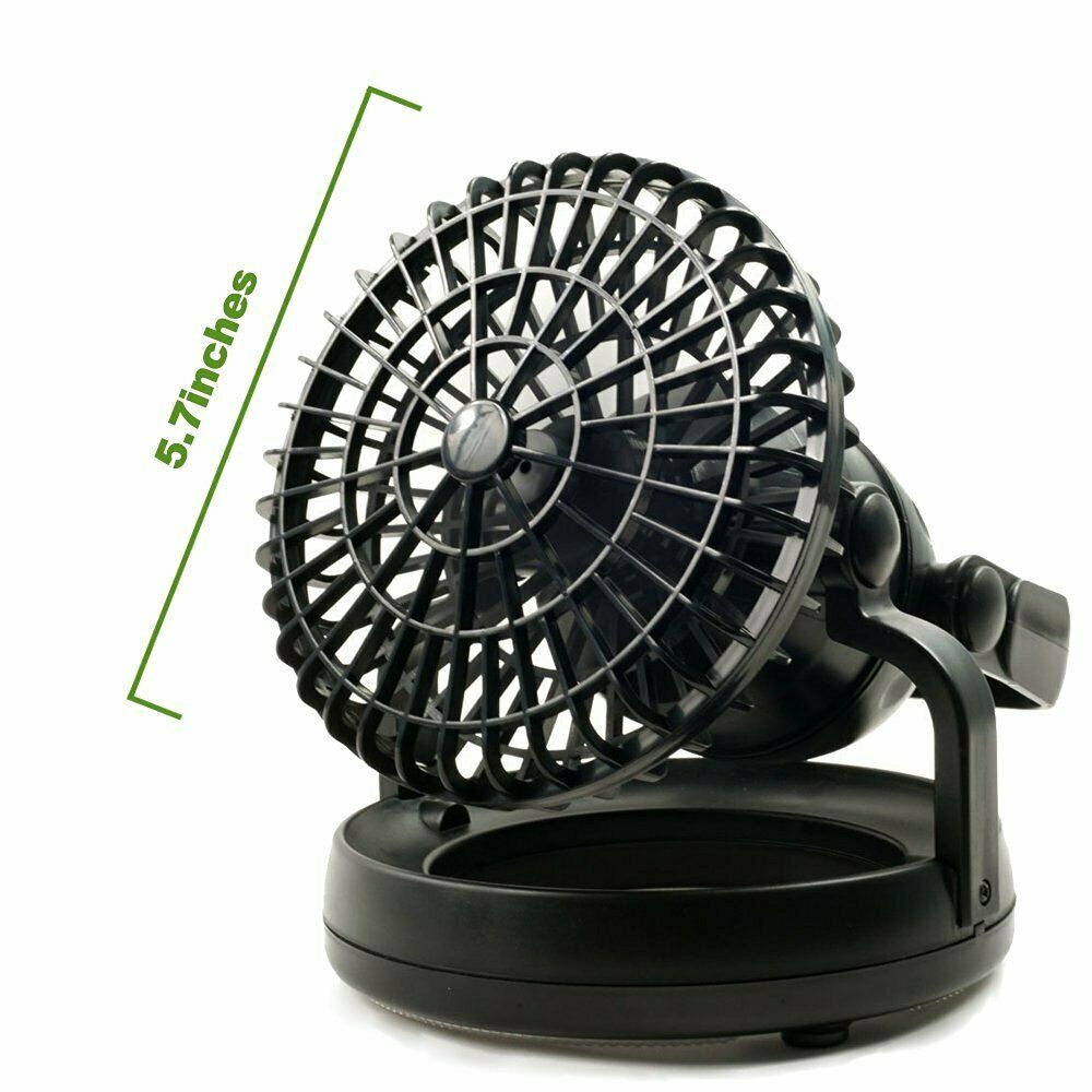 2-in-1 Portable Camping Tent Light Fan