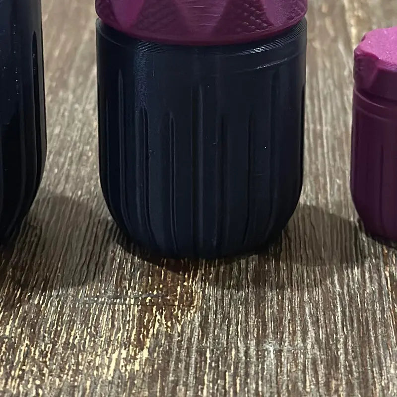 3D Printed Storage Container, Travel Storage Container, Travel Pill Bottle | Perfect for Backpacks, Purses, Pockets, Camping, Hiking, Emergency Kit, and More.